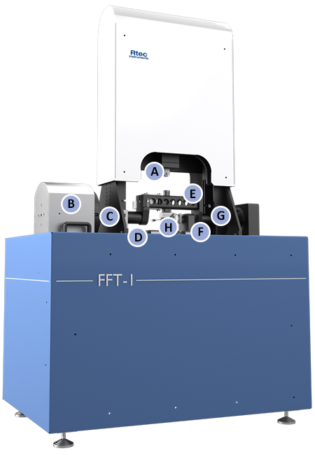 Fretting tester from Rtec instruments model FFT-1 Fretting tester from Rtec instruments model FFT-1
