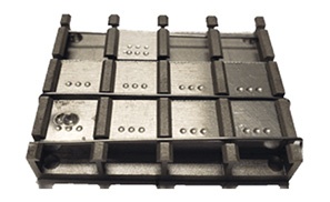 Hot hardness tester sample holder